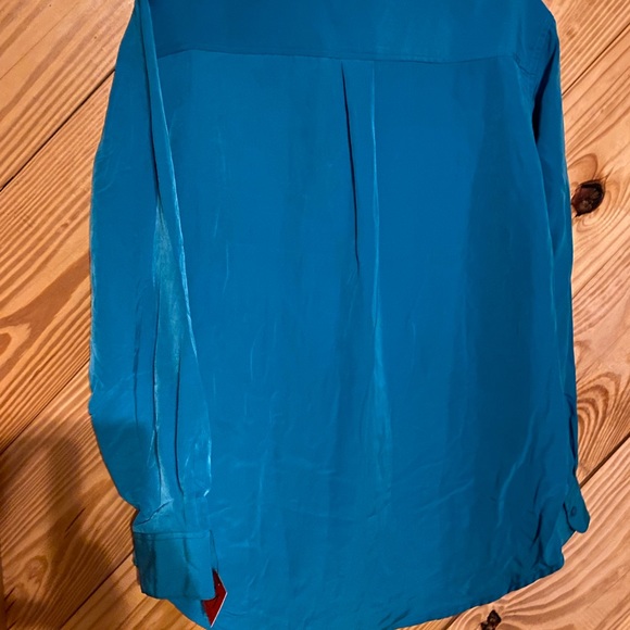 Central Park West button up shirt choice in size teal - Picture 2 of 5